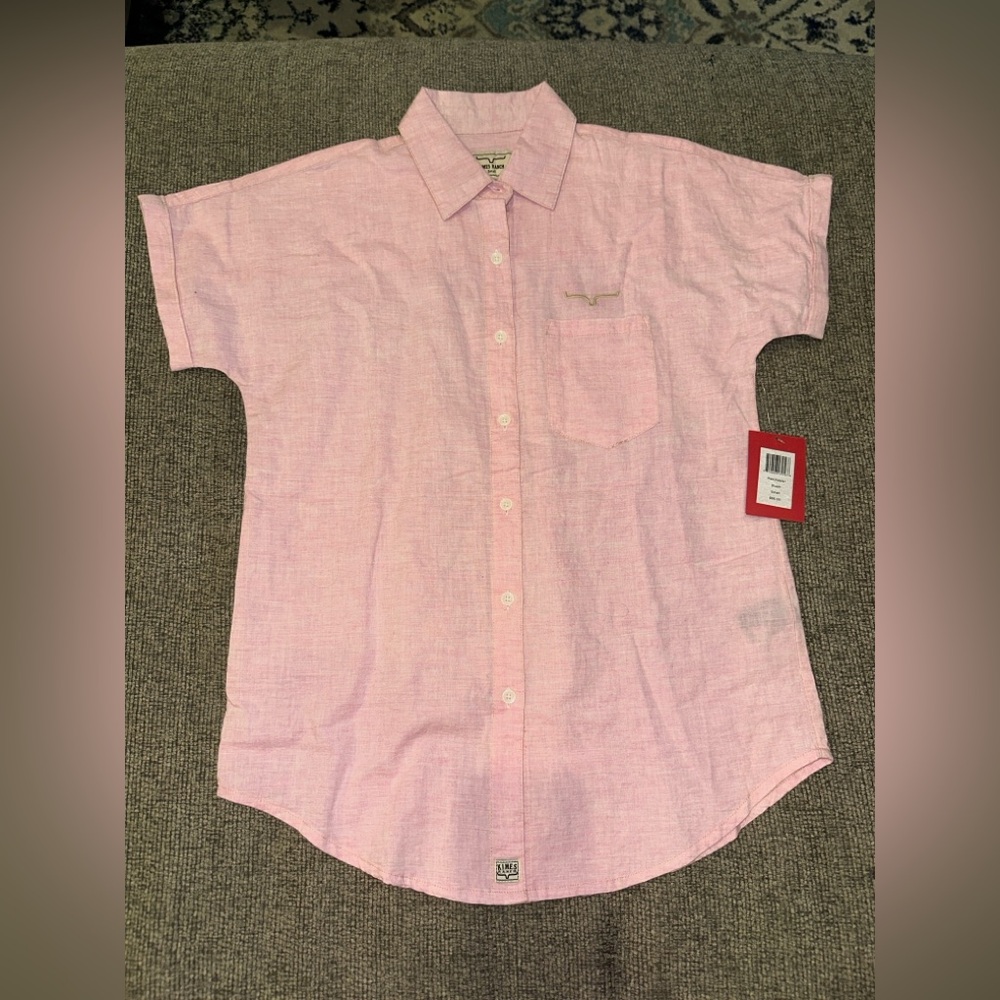 Kimes Ranch Blush Pink Pearl Snap